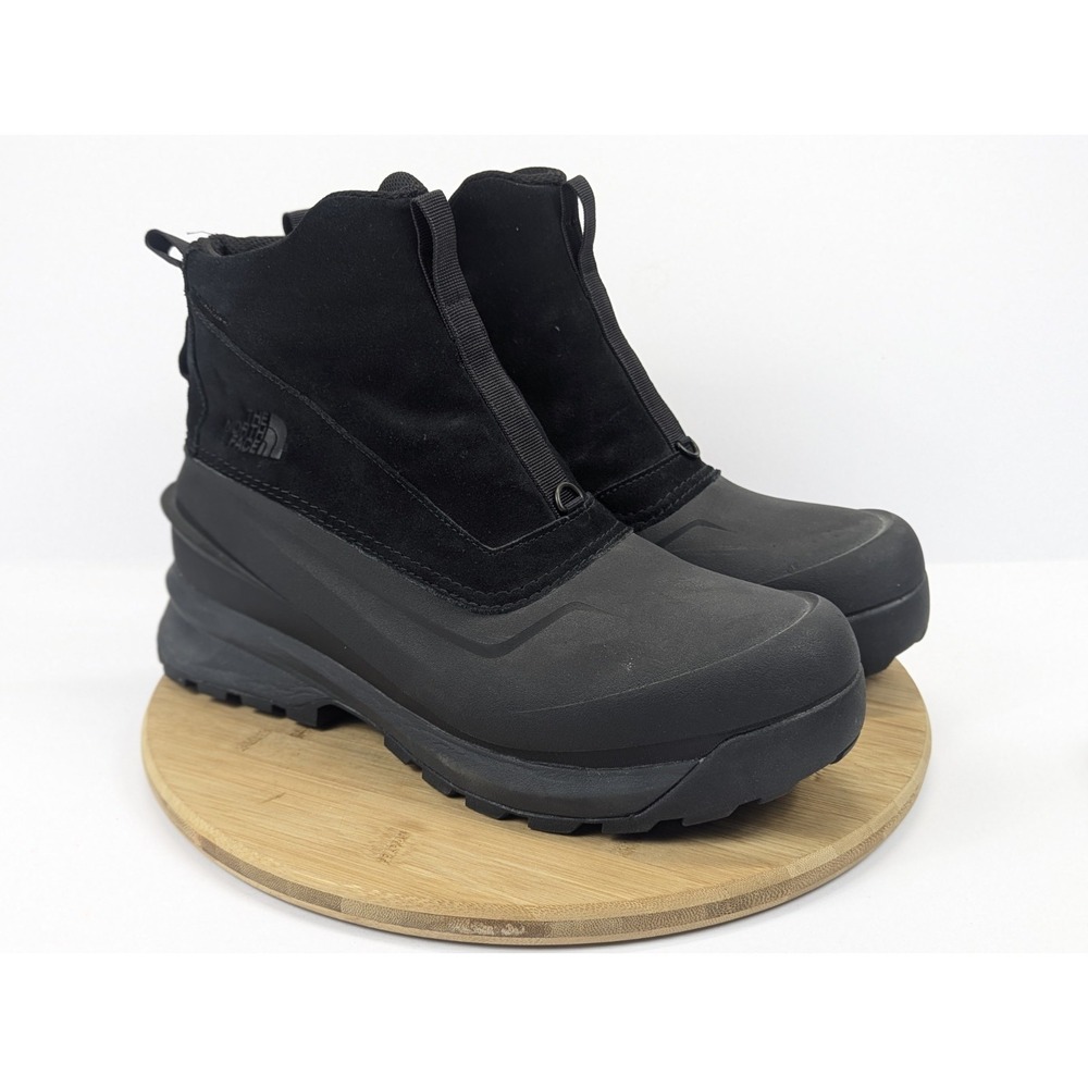The North Face Snow Boots Mens 11.5 Black Chilkat v‎ Zip Waterproof Hiking Trail